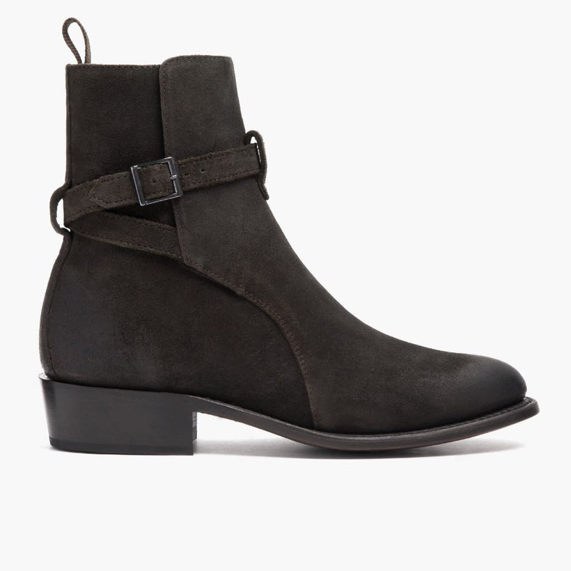 Rogue Dunkeloliv Suede Lederstiefel für Herren
