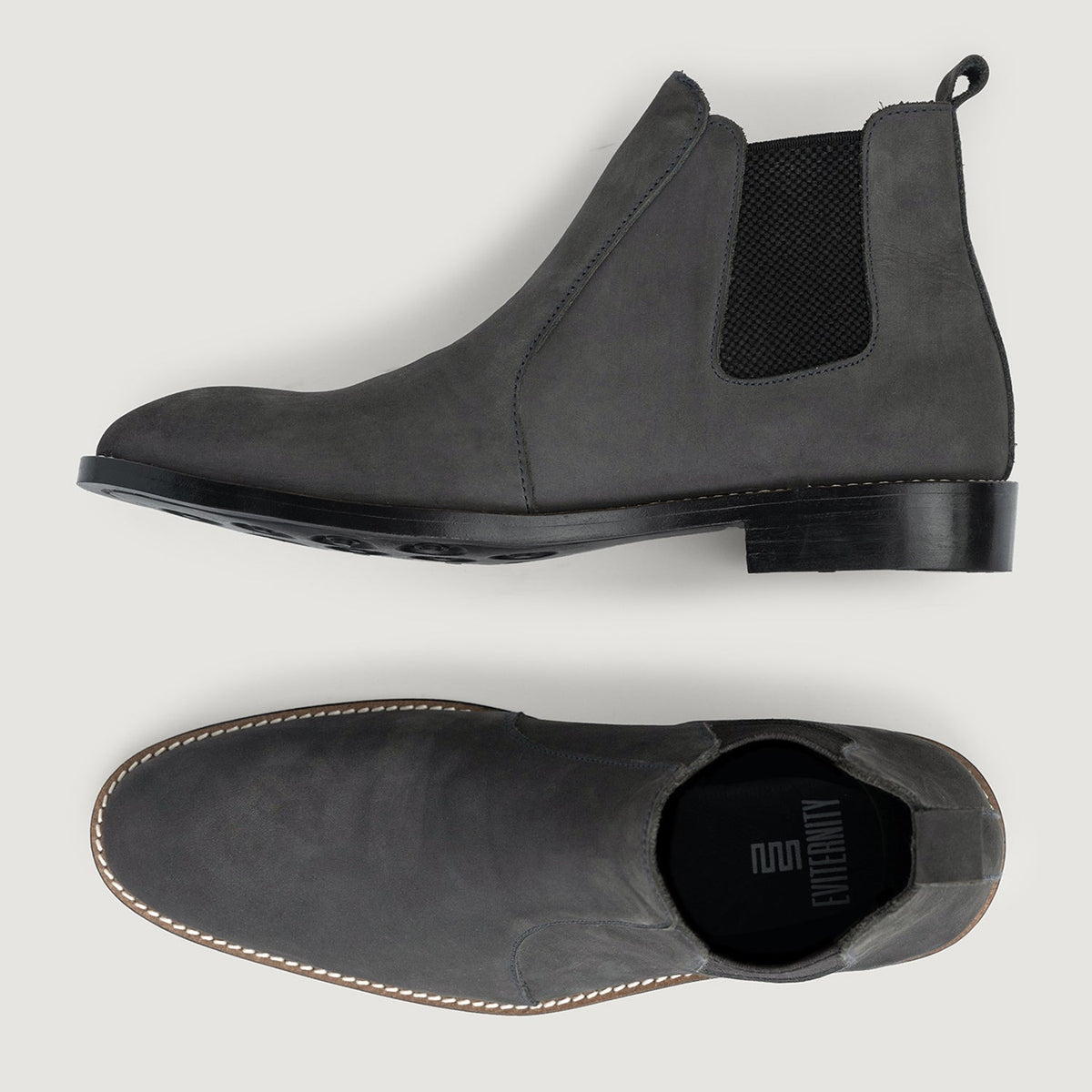 Cushioned Leather Insole & Ergonomic Arch Support Construction Detail