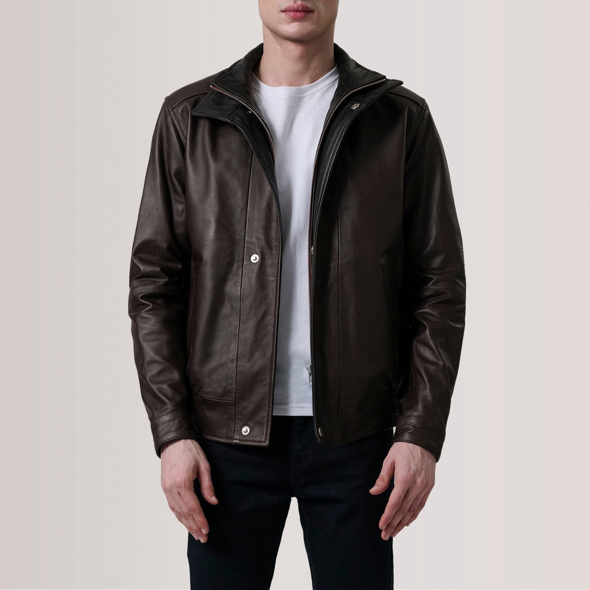 Alfred Leder-Bomberjacke für Herren – Zusätzliche Produktansicht 6