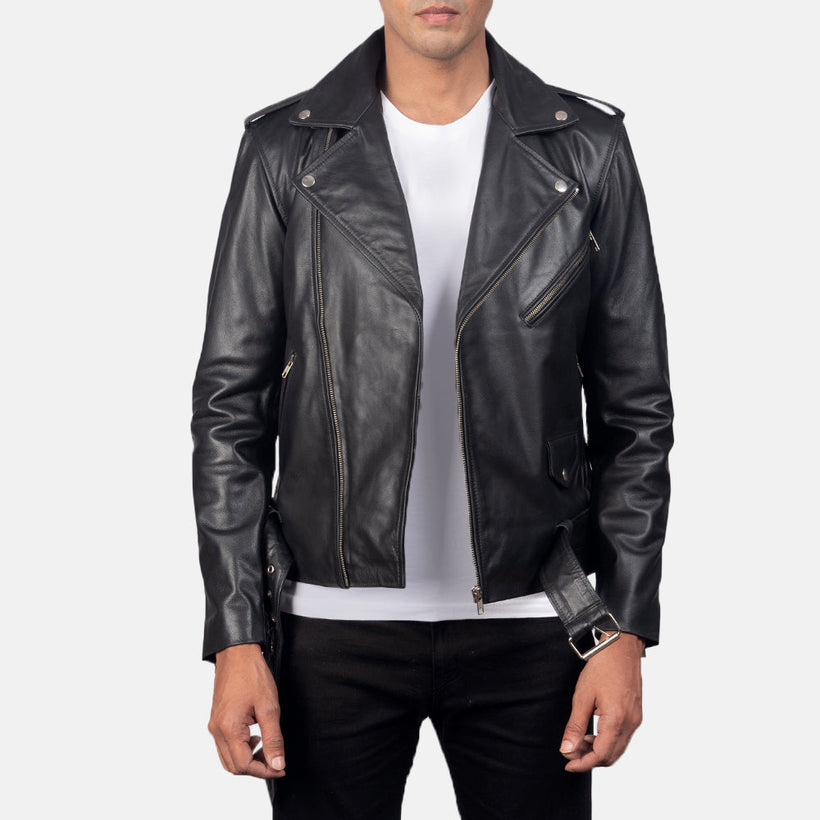 Allaric Alley Leder-Bikerjacke für Herren