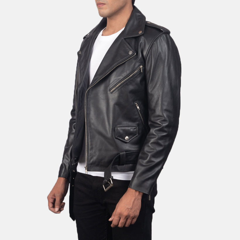 Allaric Alley Leder-Bikerjacke für Herren