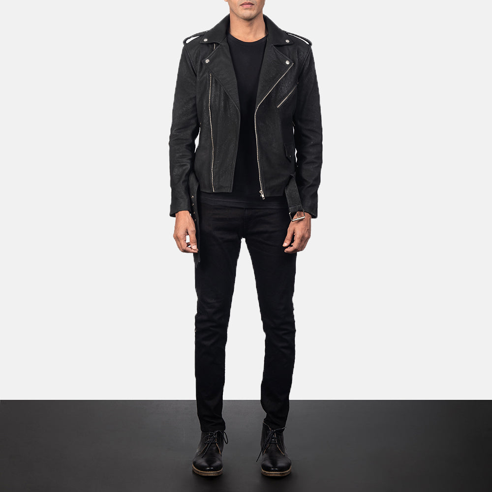 
Allaric Alley Leder-Bikerjacke für Herren – alternate product view 4