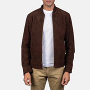 Blain Braun Leder-Bomberjacke für Herren – Zusätzliche Produktansicht 1