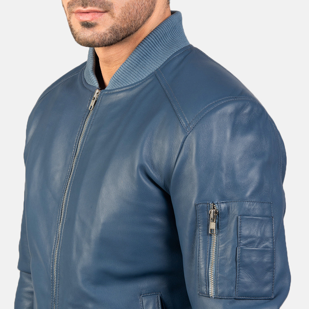 
Bomia MA-1 Leder-Bomberjacke für Herren – alternate product view 6