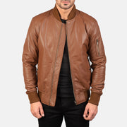 
Bomia MA-1 Leder-Bomberjacke für Herren – alternate product view 1