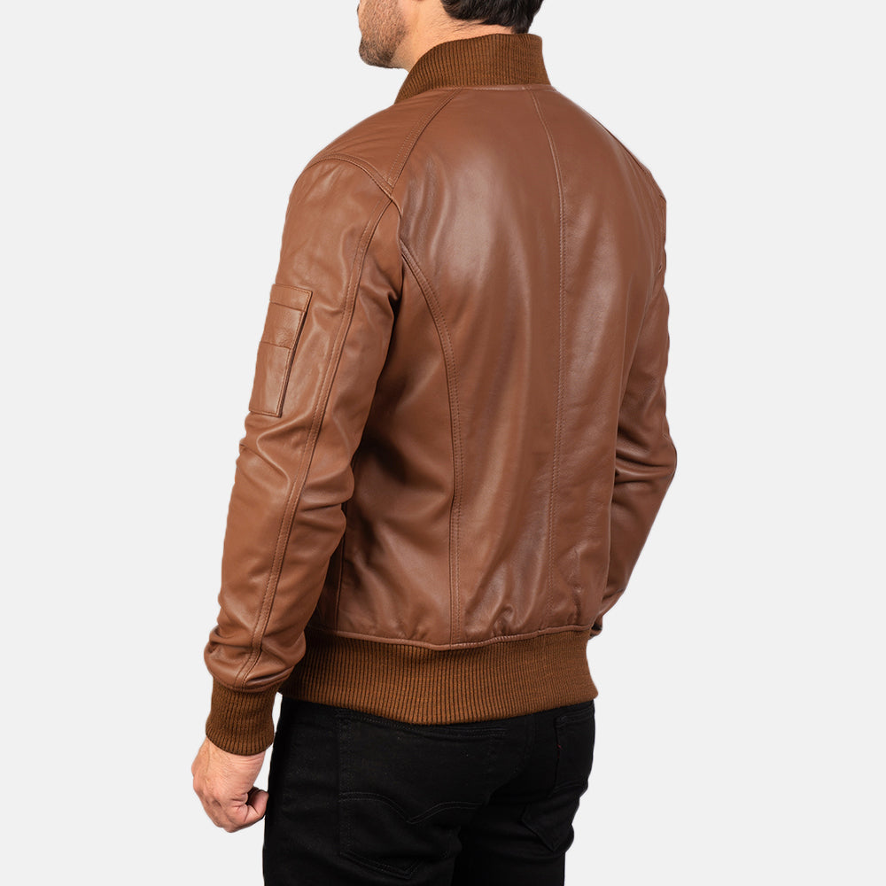 
Bomia MA-1 Leder-Bomberjacke für Herren – alternate product view 5