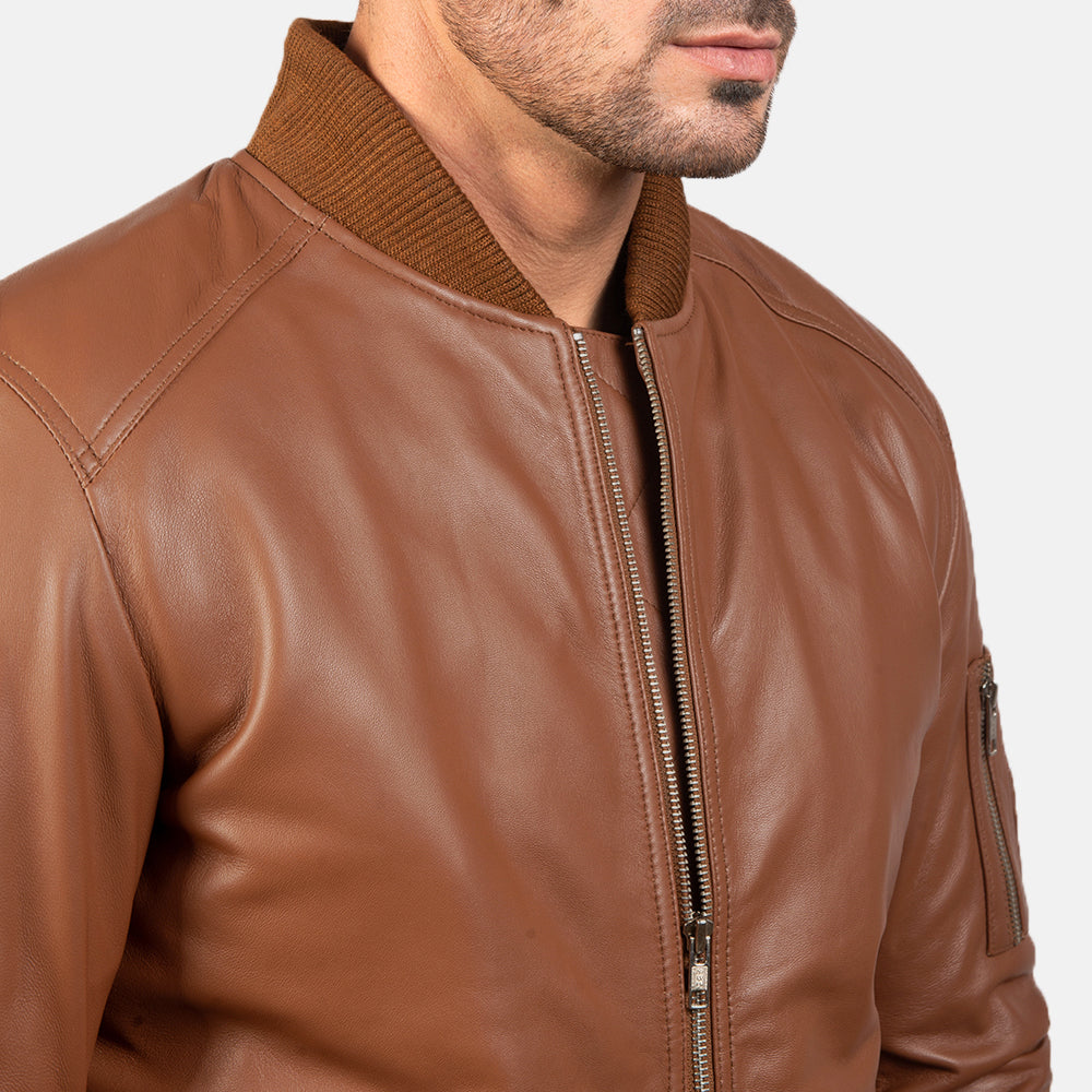 
Bomia MA-1 Leder-Bomberjacke für Herren – alternate product view 6