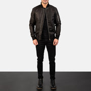 
Bomia MA-1 Leder-Bomberjacke für Herren – alternate product view 2