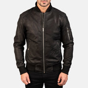 
Bomia MA-1 Leder-Bomberjacke für Herren – alternate product view 3