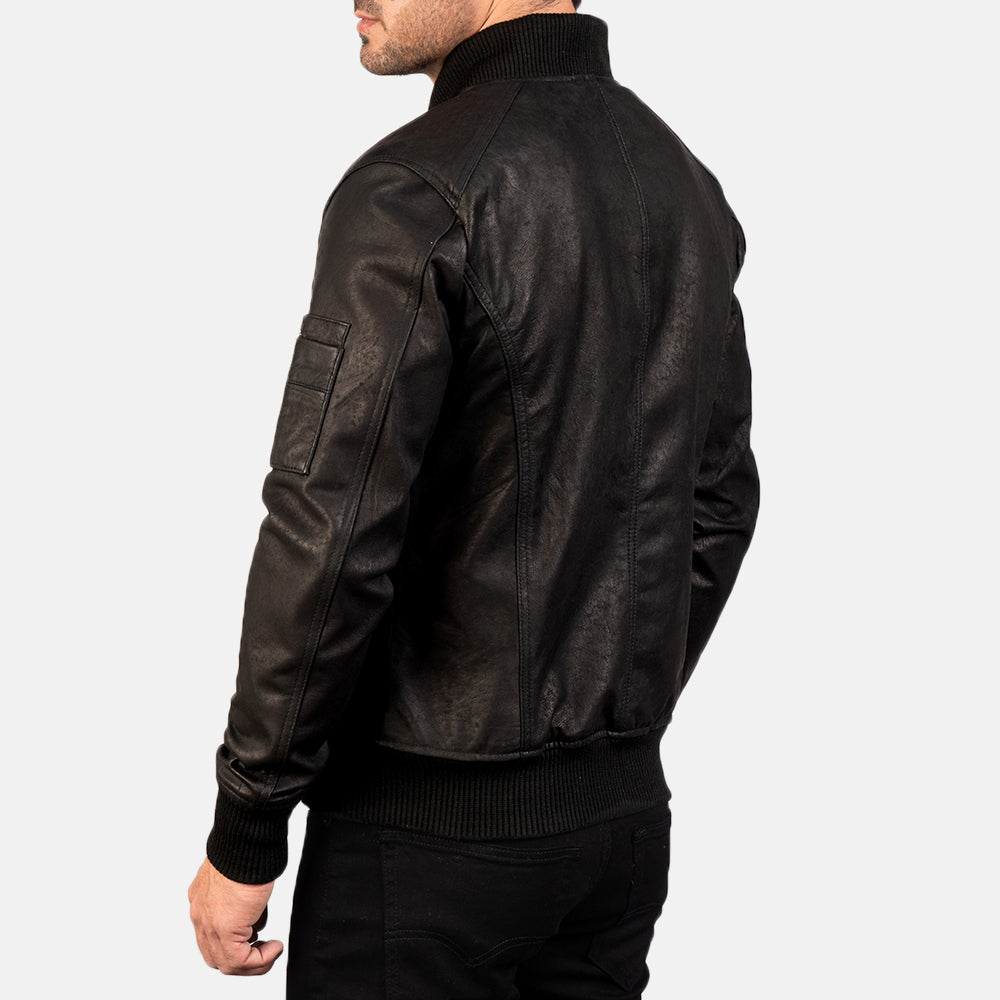 
Bomia MA-1 Leder-Bomberjacke für Herren – alternate product view 4