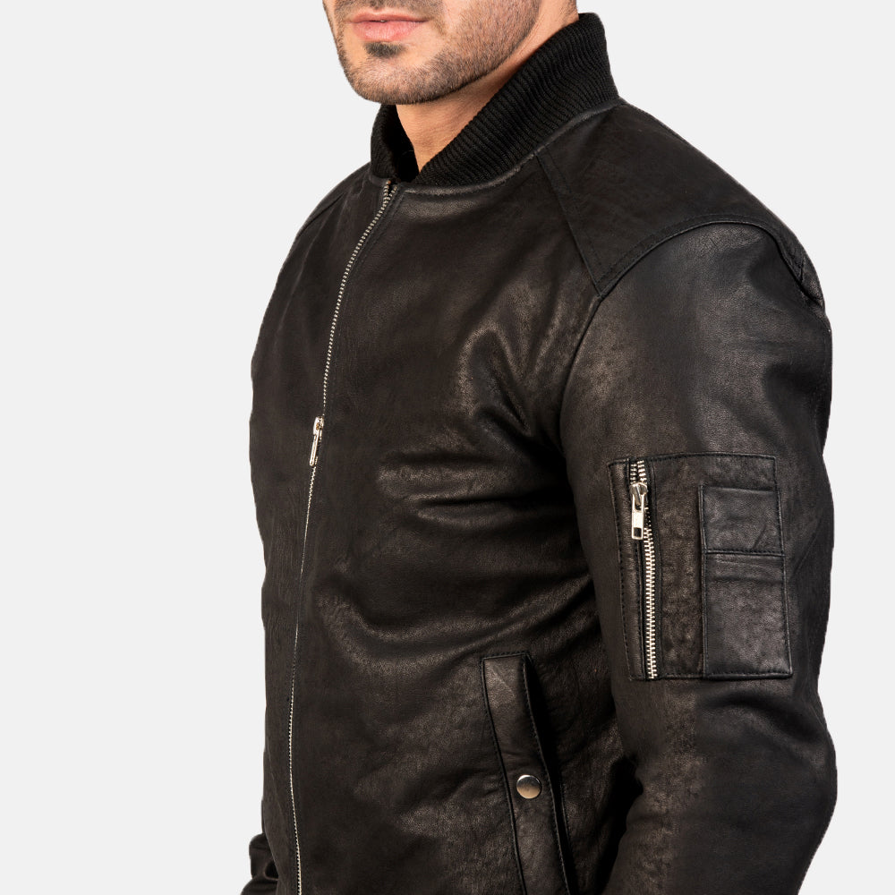 
Bomia MA-1 Leder-Bomberjacke für Herren – alternate product view 5
