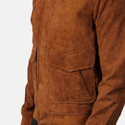 Coffmen Leder-Bomberjacke für Herren – Zusätzliche Produktansicht 6