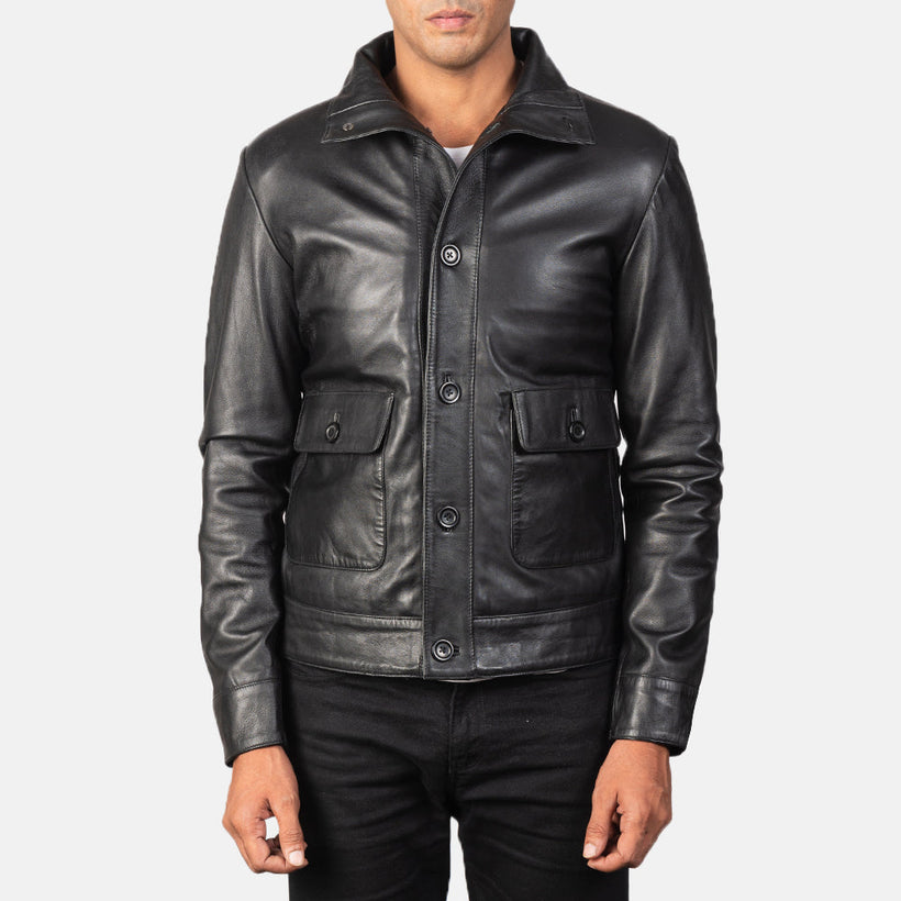 Columbus Leder-Bomberjacke für Herren