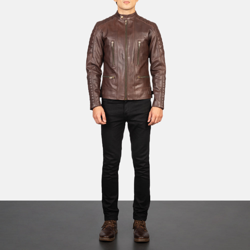 
Damian Leder-Bikerjacke für Herren – alternate product view 3