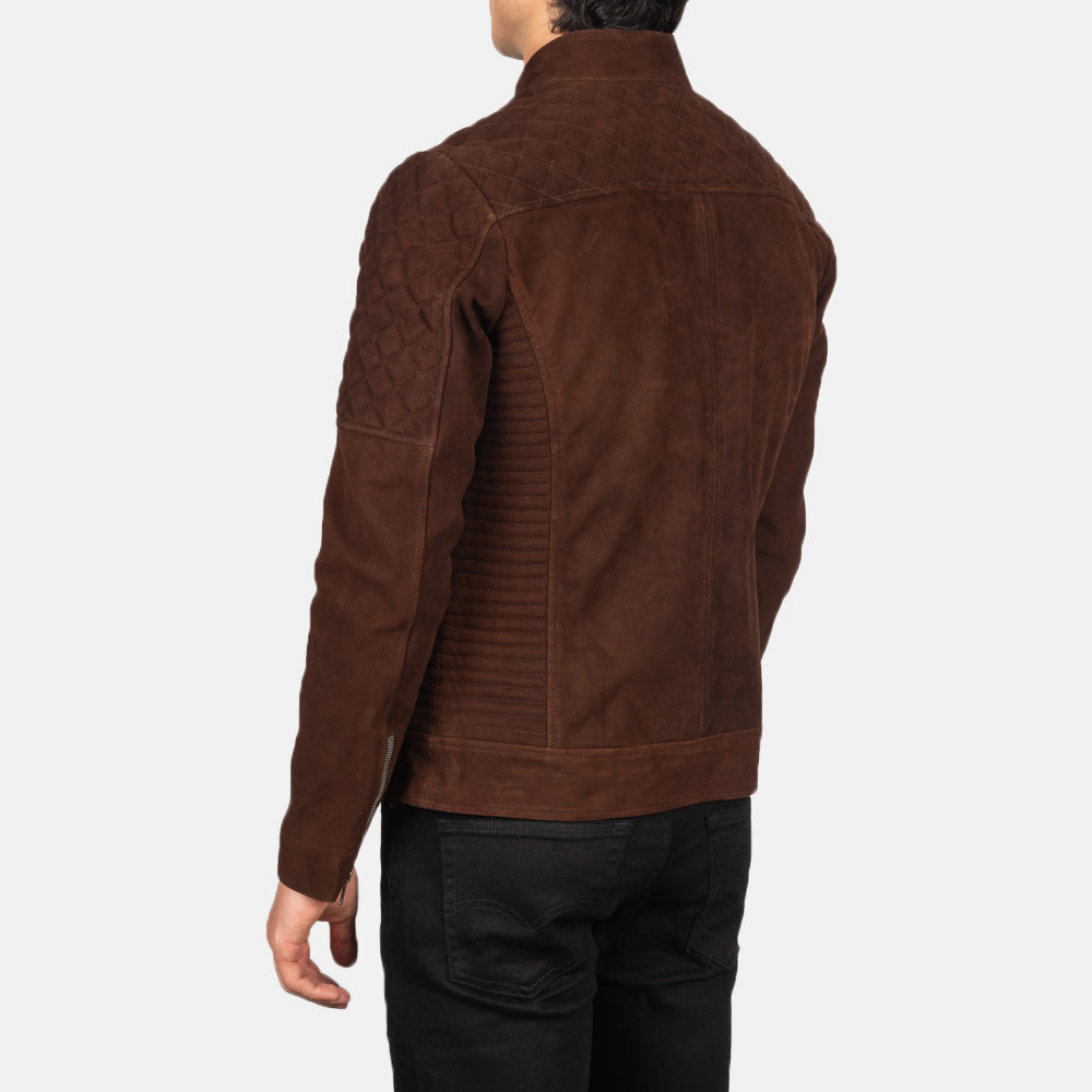 Fernando Gesteppt Leder-Bikerjacke für Herren – Zusätzliche Produktansicht 5