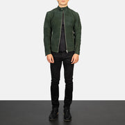Fernando Gesteppt Leder-Bikerjacke für Herren – Zusätzliche Produktansicht 3