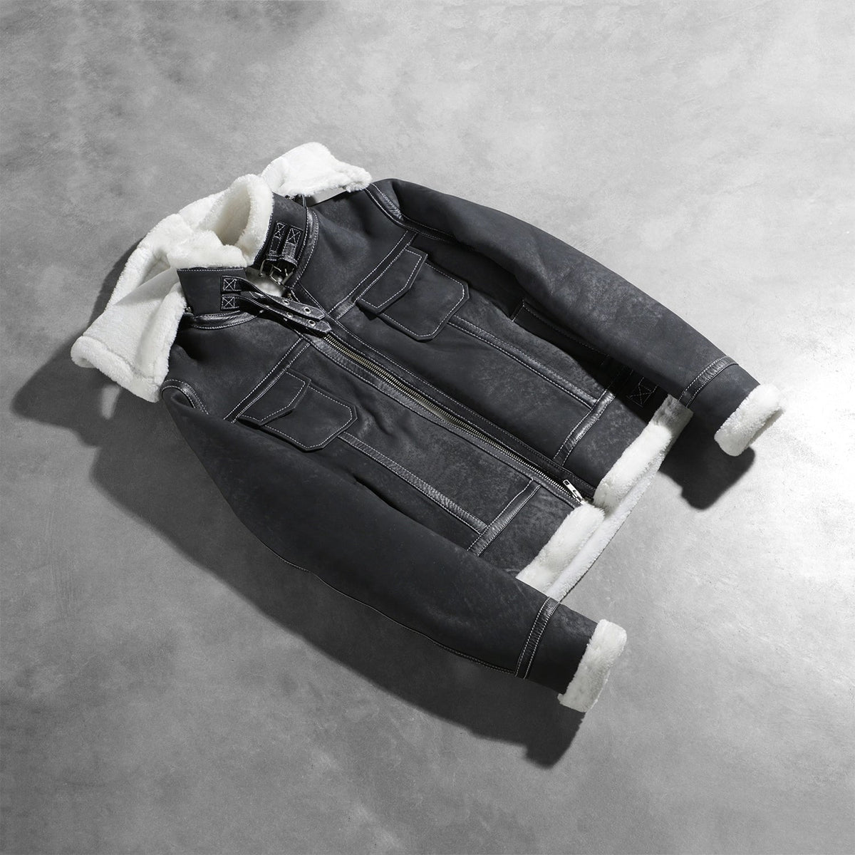 
Fiona Hooded Lammfelljacke für Damen – alternate product view 7