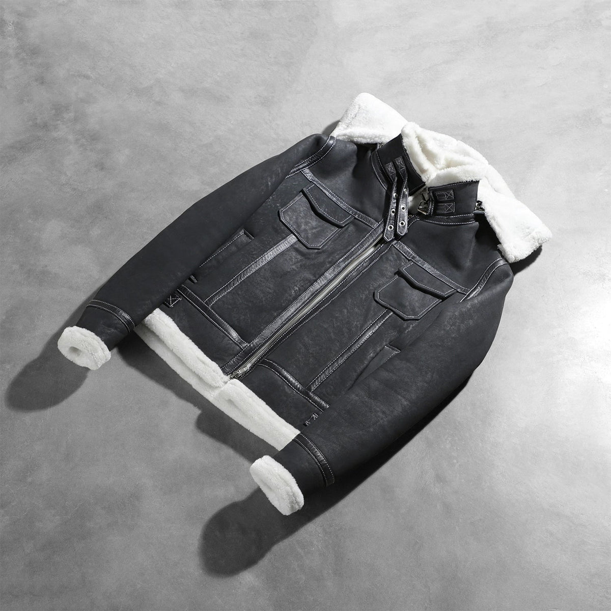 
Fiona Hooded Lammfelljacke für Damen – alternate product view 8