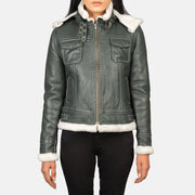 
Fiona Hooded Lammfelljacke für Damen – alternate product view 1