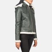 
Fiona Hooded Lammfelljacke für Damen – alternate product view 4