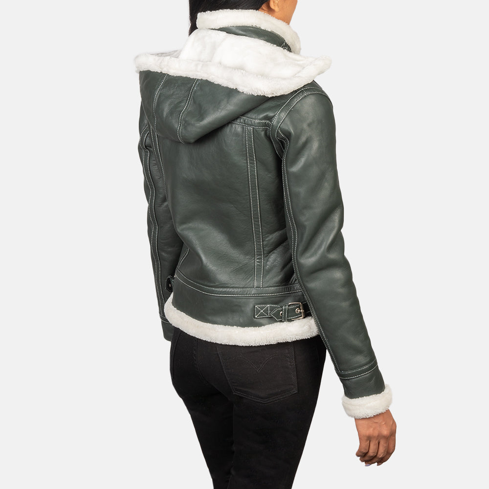 
Fiona Hooded Lammfelljacke für Damen – alternate product view 5