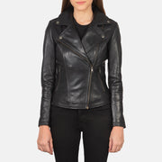 Flashback Leder-Bikerjacke für Damen – Zusätzliche Produktansicht 1