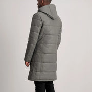
Floyd Ledermantel Hellbraun Puffer Lederjacke für Herren – alternate product view 5