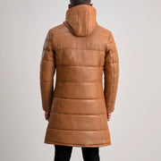 
Floyd Ledermantel Hellbraun Puffer Lederjacke für Herren – alternate product view 5