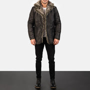 
Furlong Ledermantel Beige Ledermantel für Herren – alternate product view 3