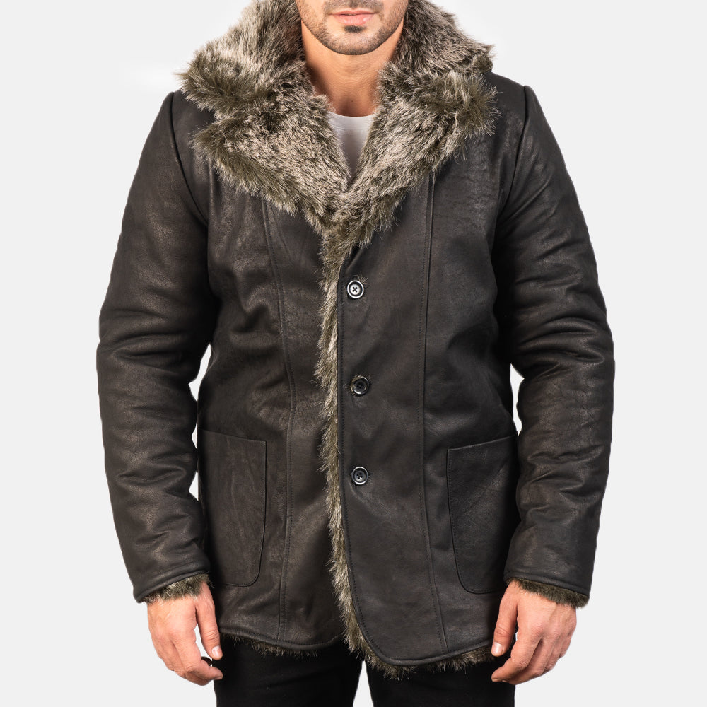 
Furlong Ledermantel Beige Ledermantel für Herren – alternate product view 4