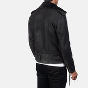 Furton Leder-Bikerjacke für Herren – Zusätzliche Produktansicht 6