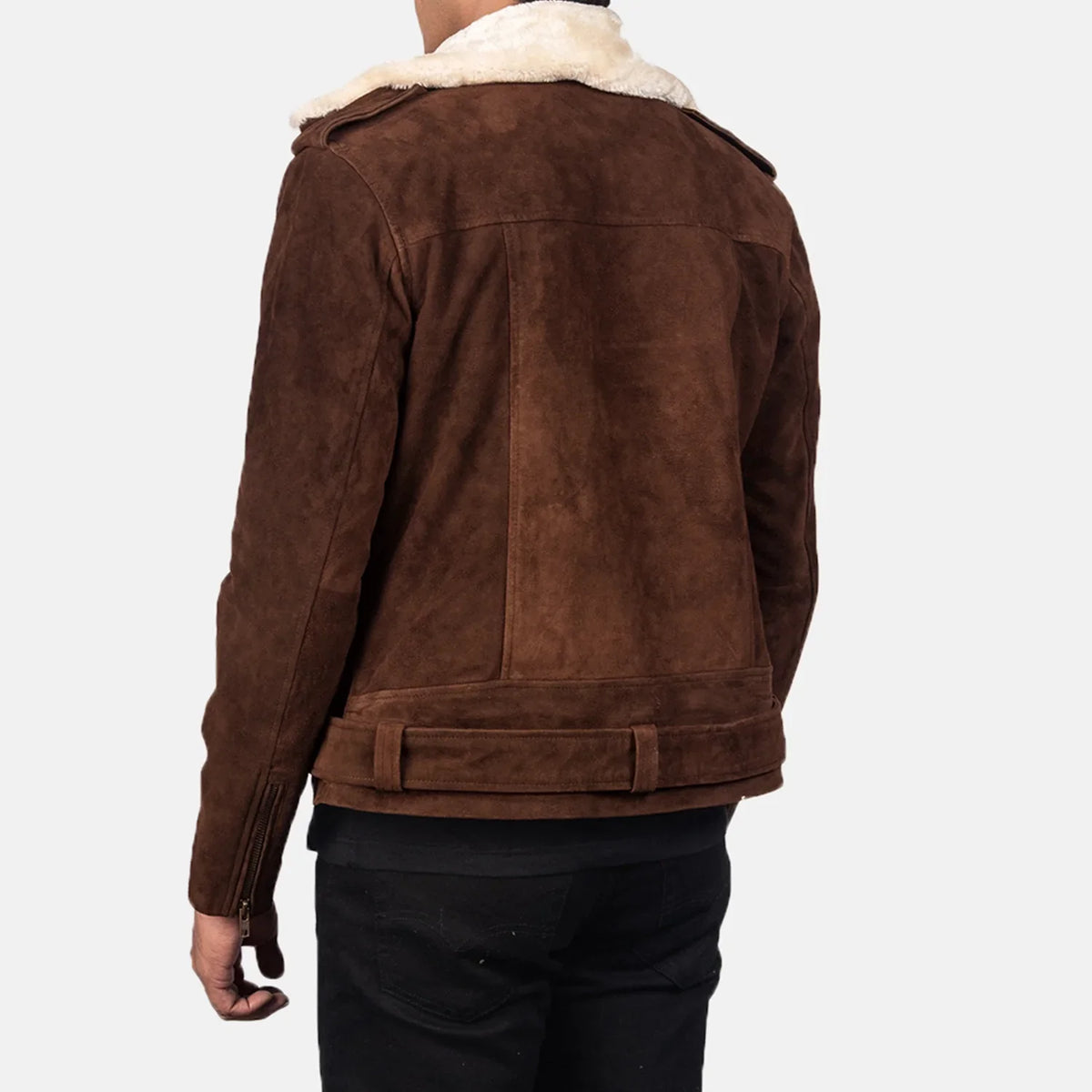 Furton Leder-Bikerjacke für Herren – Zusätzliche Produktansicht 5