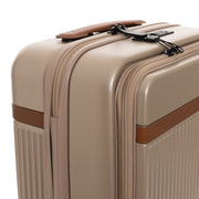 
Tailored Rib Cuffs & Hem Craftsmanship Construction Detail on Hand Luggage Suitcase Front Pocket Zuna für Damen für Damen