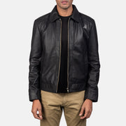 
Inferno Braun Lederjacke für Herren in Vintage-Braun mit Schafsleder-Politur - Vorderansicht & maßgeschneiderte Silhouette | Online Kaufen