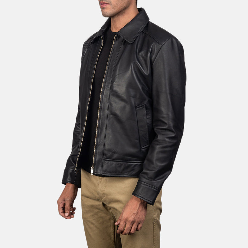 Inferno Braun Lederjacke für Herren