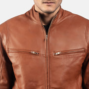 Ionic Leder-Bikerjacke für Herren – Zusätzliche Produktansicht 6
