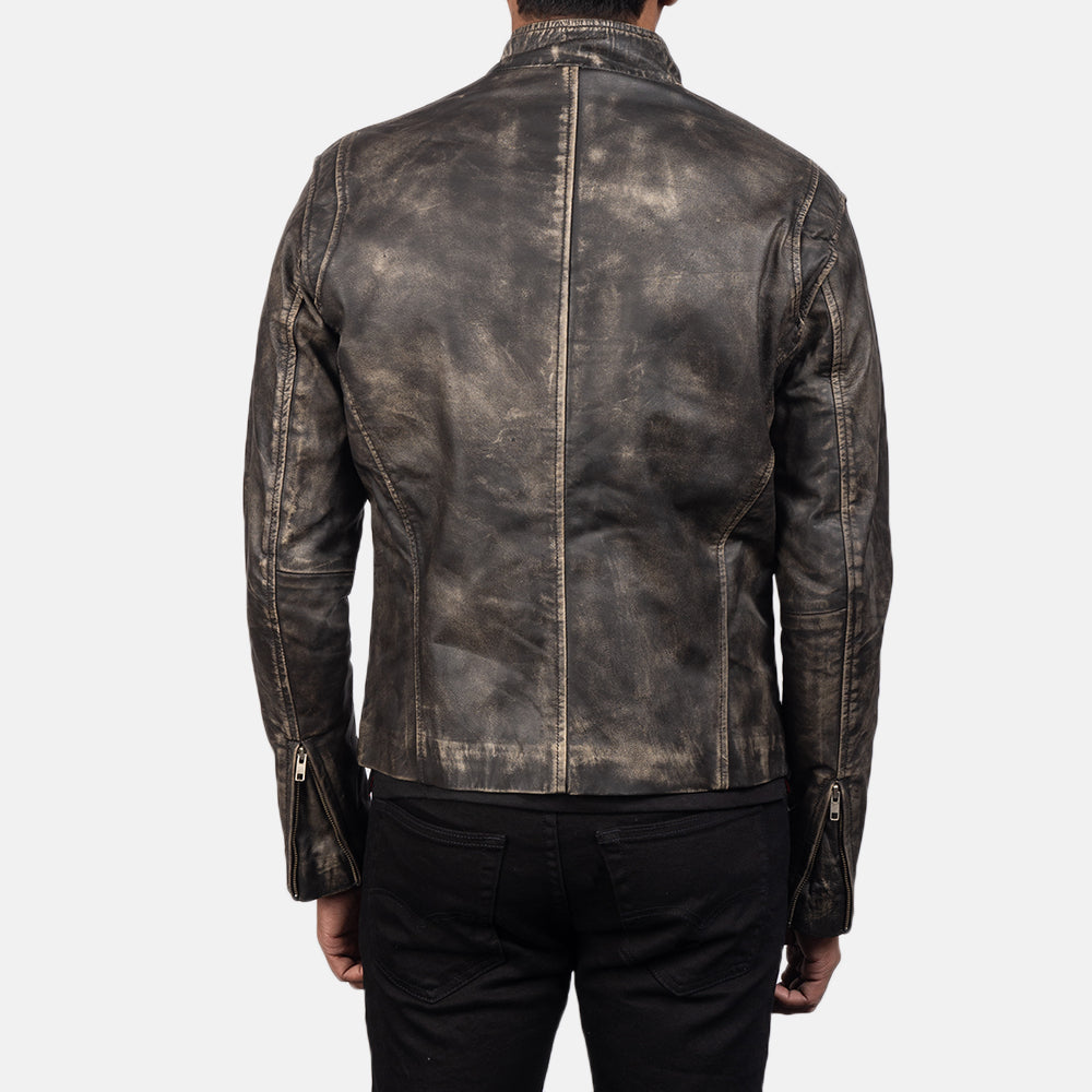 Ionic Leder-Bikerjacke für Herren – Zusätzliche Produktansicht 6