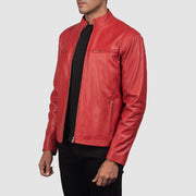 Ionic Leder-Bikerjacke für Herren – Zusätzliche Produktansicht 2