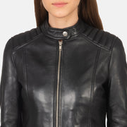
Kelsee Leder-Bikerjacke für Damen – alternate product view 6