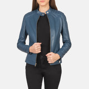 
Kelsee Leder-Bikerjacke für Damen – alternate product view 1