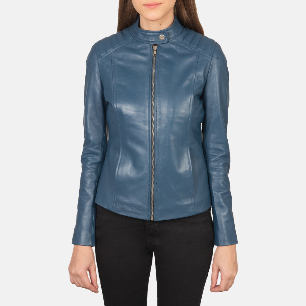 
Kelsee Leder-Bikerjacke für Damen – alternate product view 4