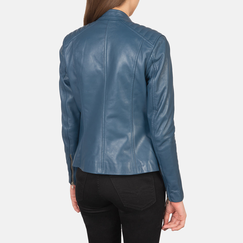 
Kelsee Leder-Bikerjacke für Damen – alternate product view 5
