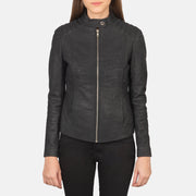 
Kelsee Leder-Bikerjacke für Damen – alternate product view 4