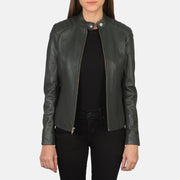 
Kelsee Leder-Bikerjacke für Damen – alternate product view 1