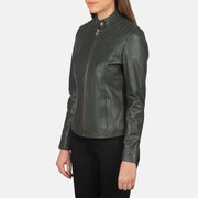 
Kelsee Leder-Bikerjacke für Damen – alternate product view 2