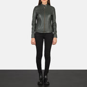 
Kelsee Leder-Bikerjacke für Damen – alternate product view 3