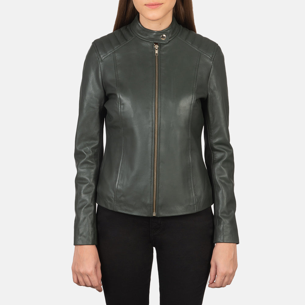 
Kelsee Leder-Bikerjacke für Damen – alternate product view 4