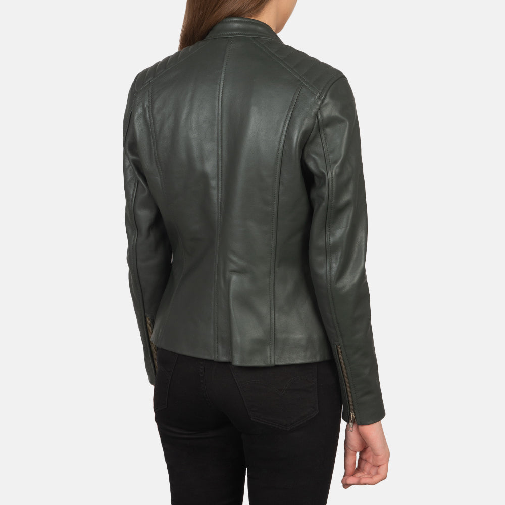 
Kelsee Leder-Bikerjacke für Damen – alternate product view 5