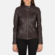 
Kelsee Leder-Bikerjacke für Damen – alternate product view 4