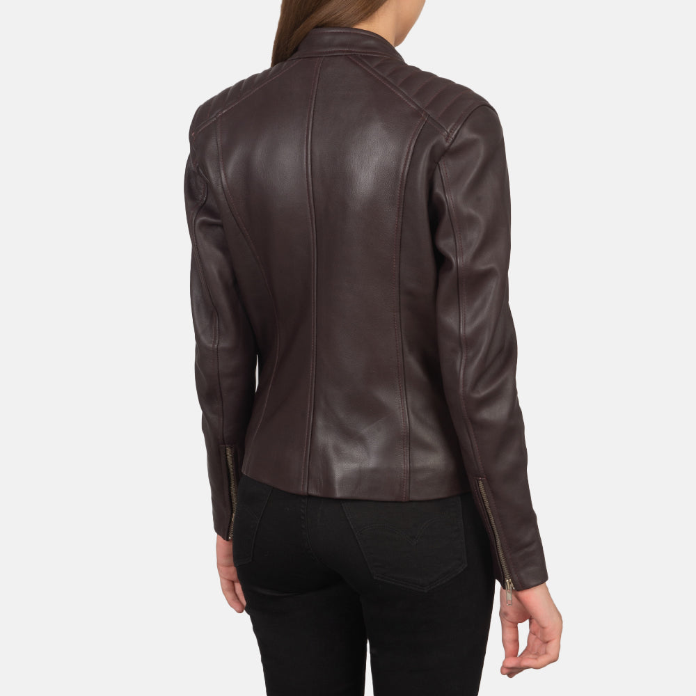 
Kelsee Leder-Bikerjacke für Damen – alternate product view 5